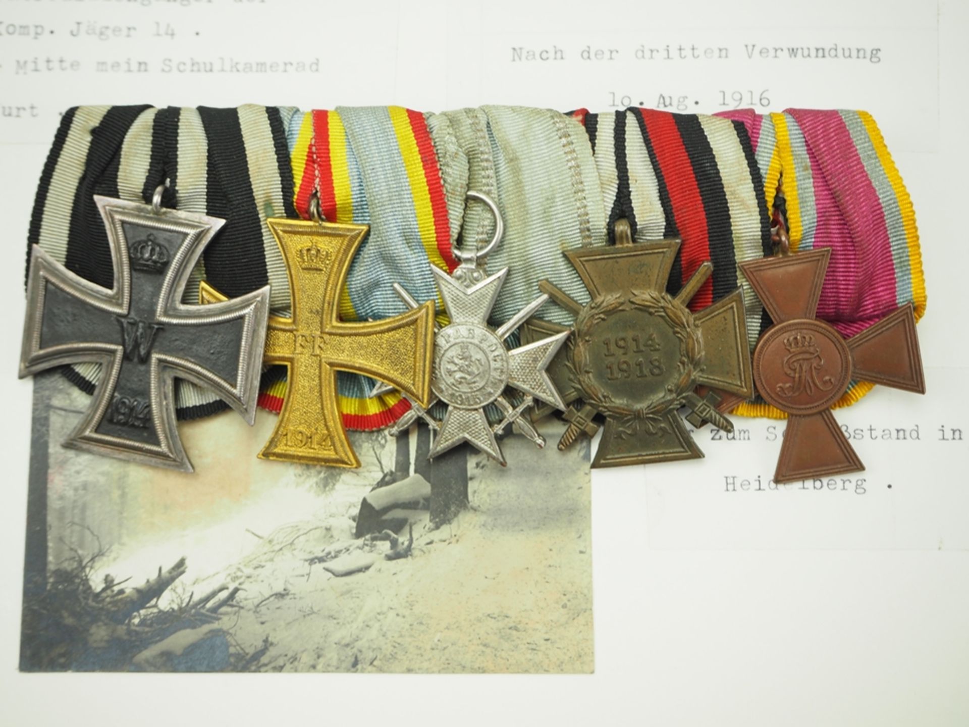 Mecklenburg-Schwerin: Nachlass eines langgedienten Frontsoldaten des Jäger Bataillon 14. - Bild 2 aus 9