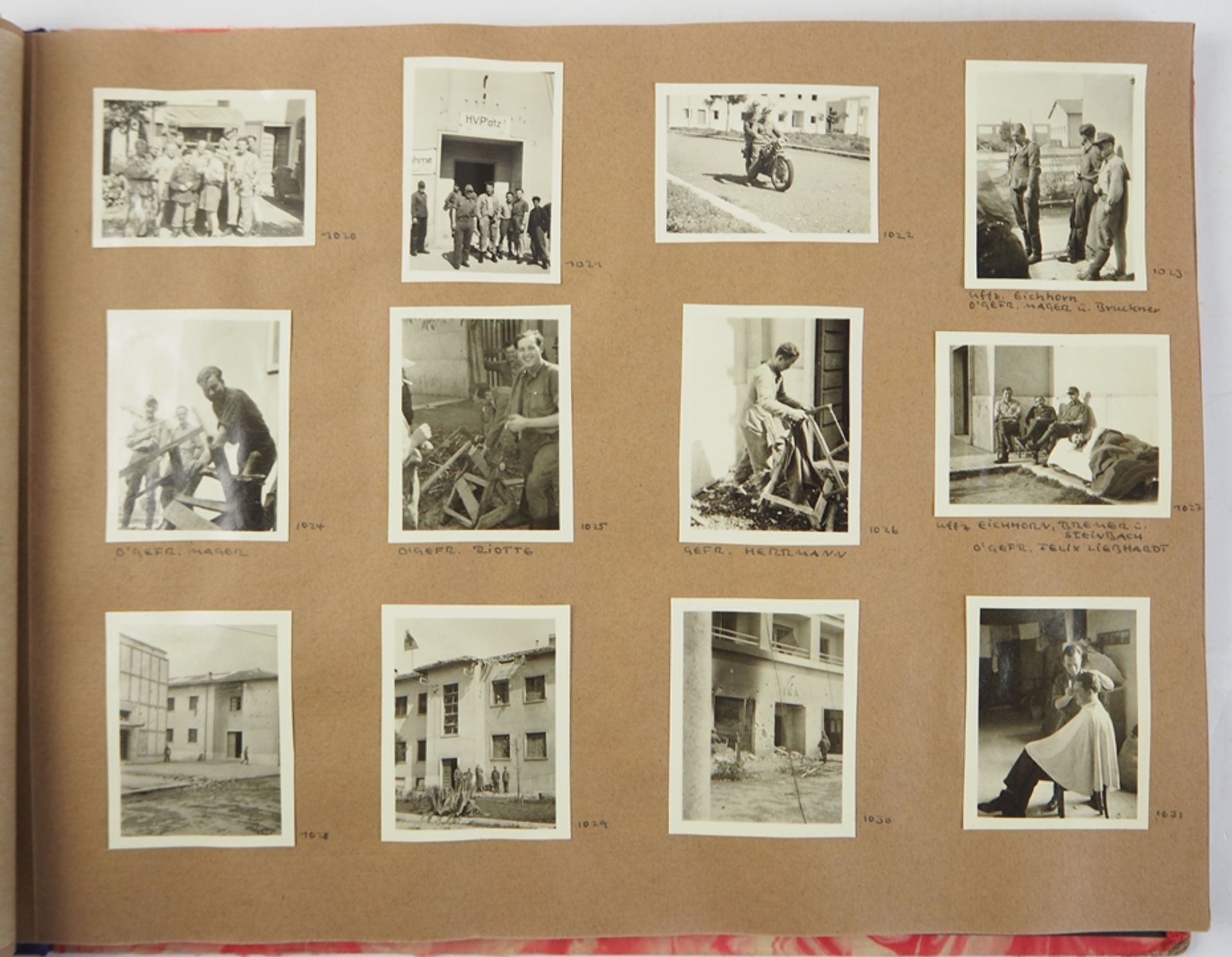 Wehrmacht: Fotoalbum eines Infanteristen - Italien Front.