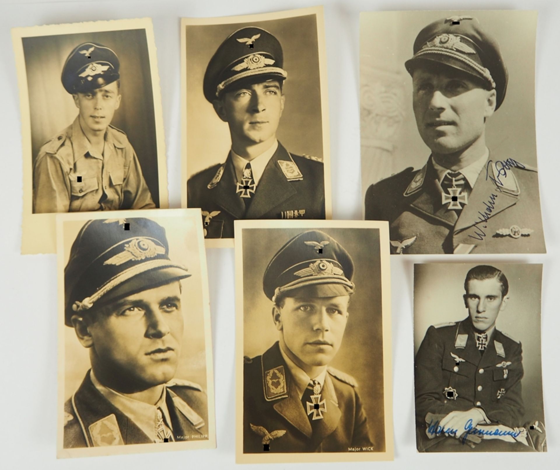 Luftwaffe: Porträt Fotos - 6 Exemplare.