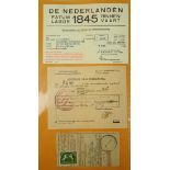 Niederlande: Dokumente der Kriegszeit 1939/45.