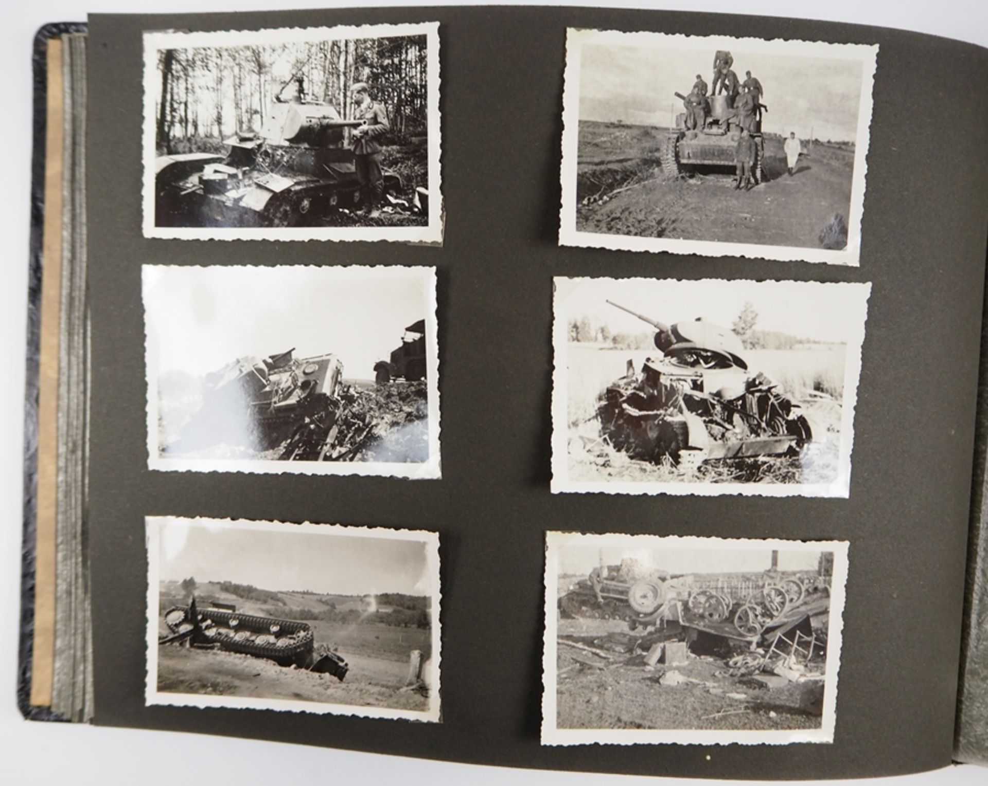 Wehrmacht: Fotoalbum Frankreich- und Russlandfeldzug - viele Panzer. - Image 5 of 8