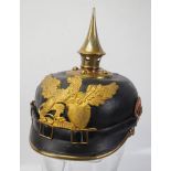 Baden: Pickelhaube für Mannschaften, der Infanterie.