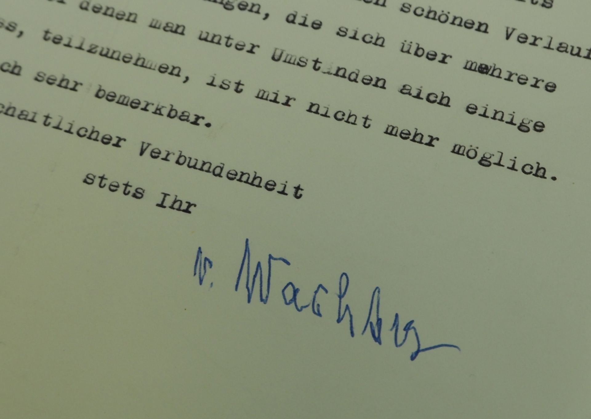 von Wachter, Friedrich Karl Heinrich. - Bild 2 aus 3