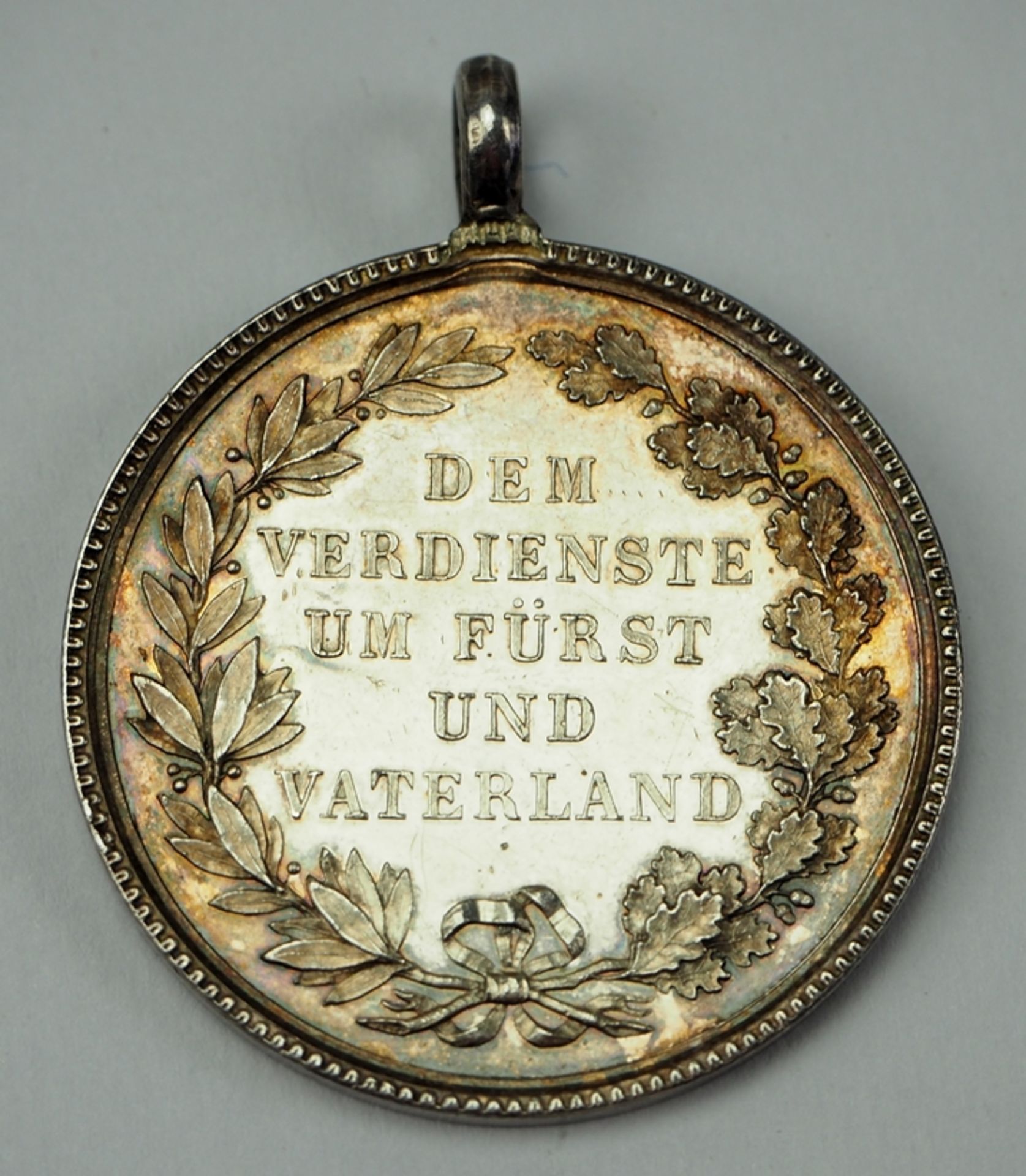 Bayern: Civil-Verdienst-Medaille, in Silber. - Bild 3 aus 3