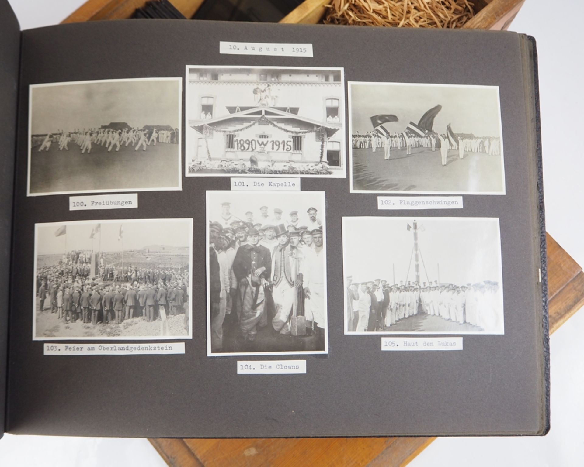 Helgoland Fotoalbum und Glasplatten-Negative. - Bild 6 aus 13