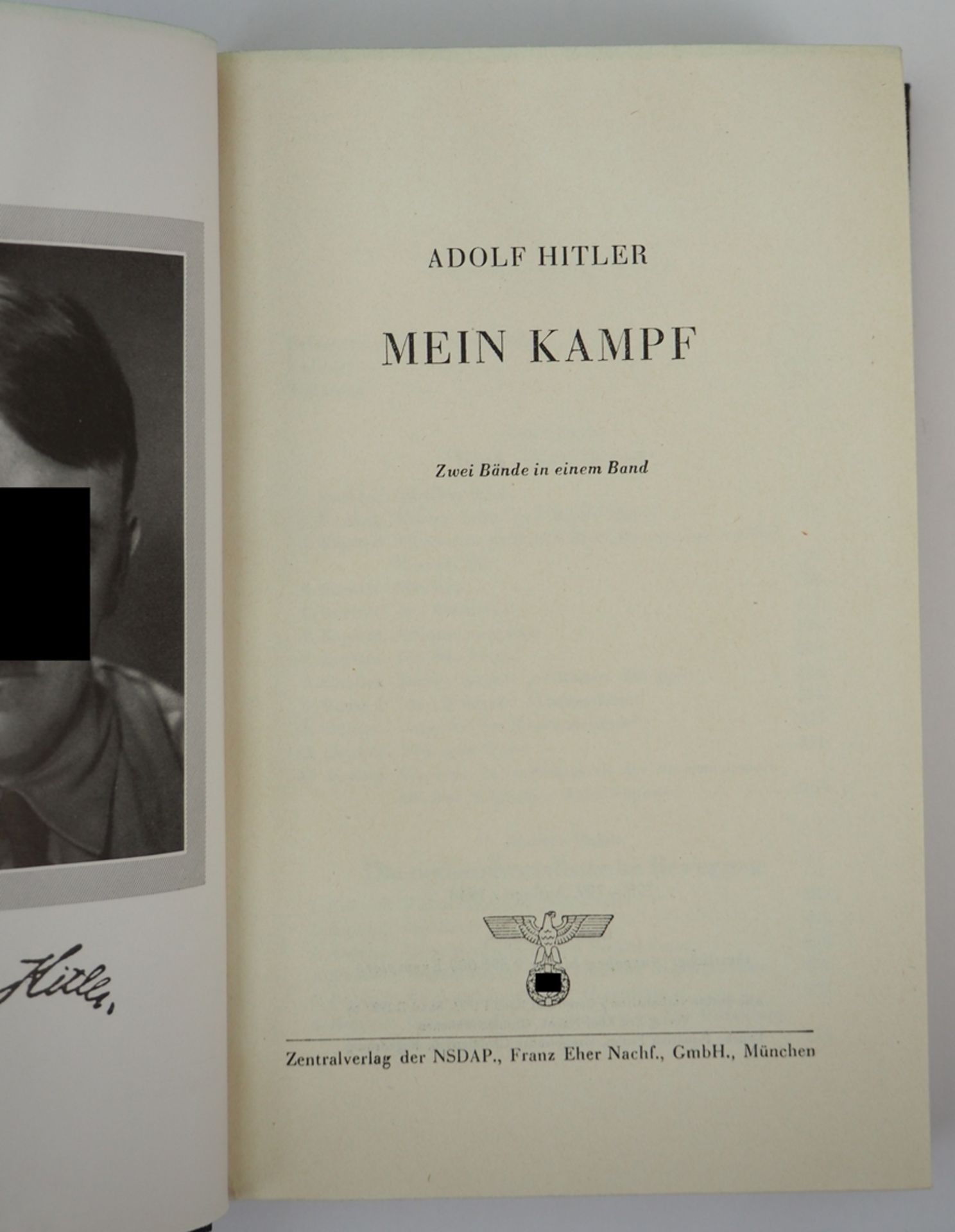 Hitler, Adolf: Mein Kampf. - Bild 2 aus 3