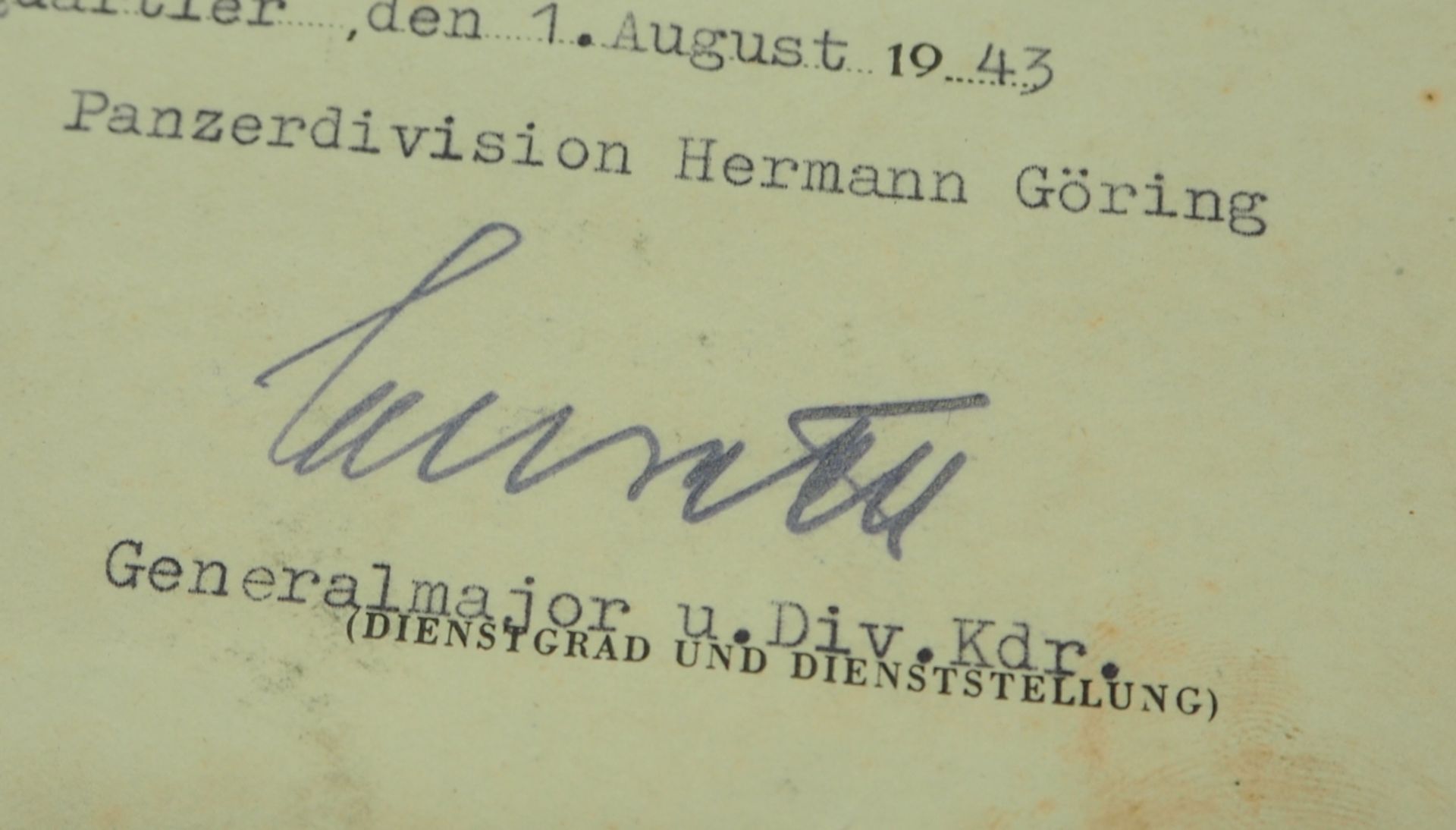 Eisernes Kreuz, 1939, 2. Klasse Urkunde für einen Gefreiten der 1./ Fallschirm-Pionier-Bataillon /  - Bild 2 aus 2