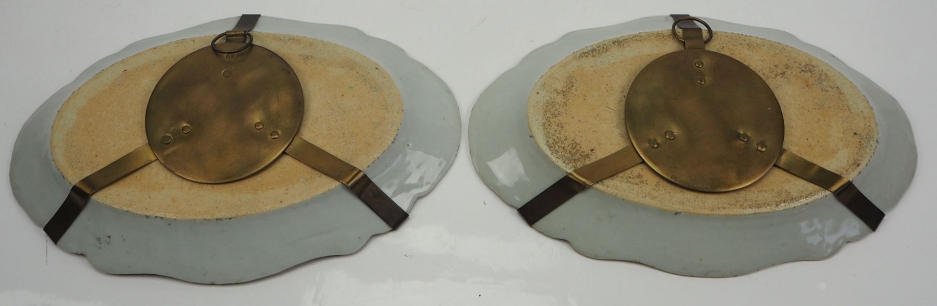 China: Paar ovale Servierplatten. - Image 2 of 2