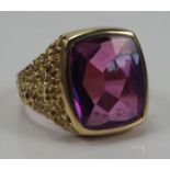 Herrenring - Amethyst GOLD.