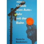 Werbeplakat: Deutsche Bundesbahn.