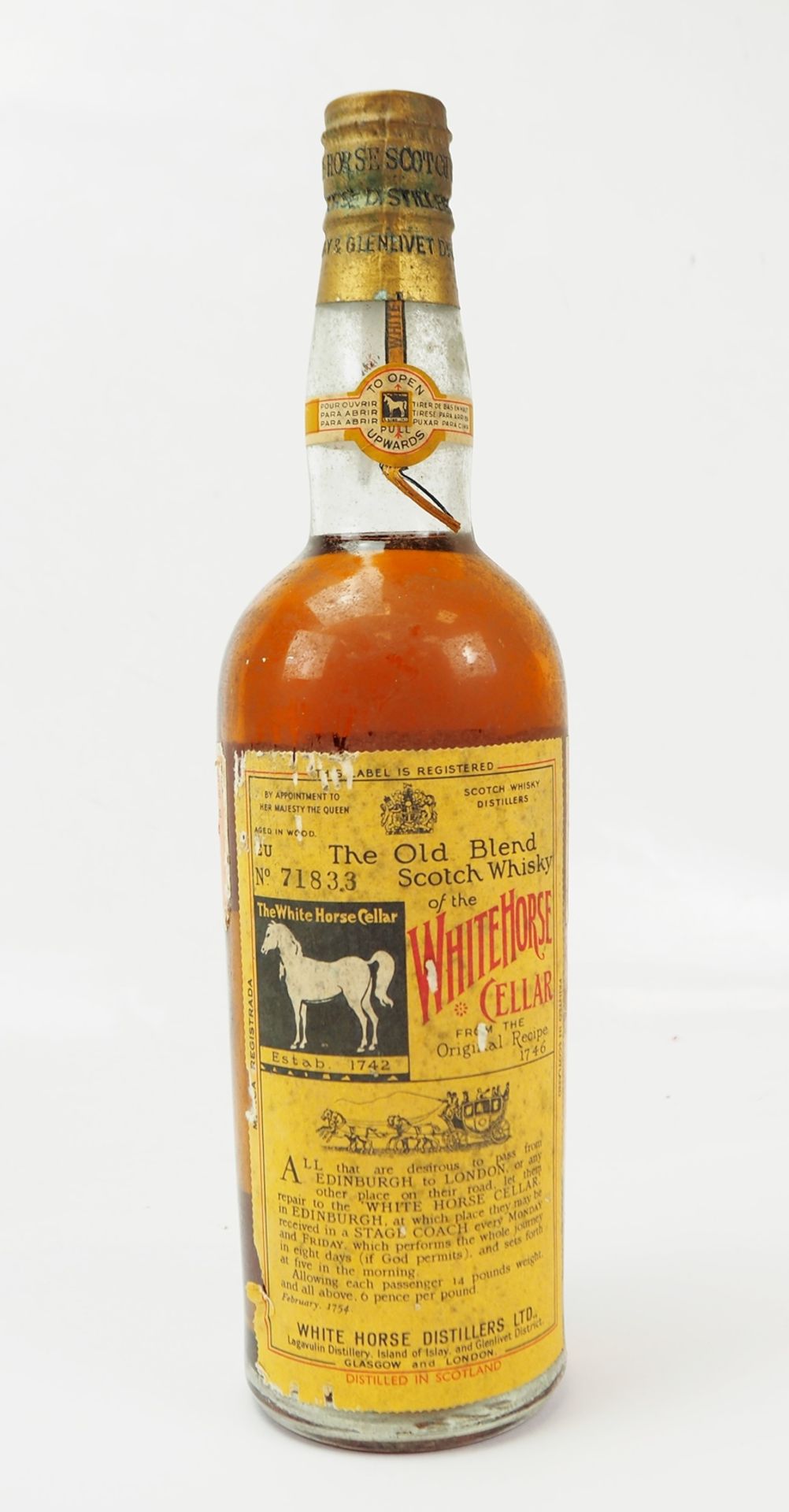 Schottland, White Horse Distillers Ltd.: The Old Blend Scotch Whisky. 