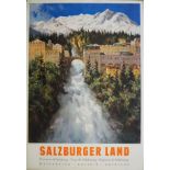 Werbeplakat: Österreich Salzburger Land.