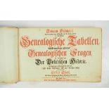 Hübners, Johann: Genealogische Tabellen nebst denen darzu gehörigen Genealogischen Fragen, zur Erlä