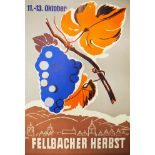 Werbeplakat: Fellbacher Herbst.