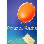 Werbeplakat: Cannstatter Volksfest.