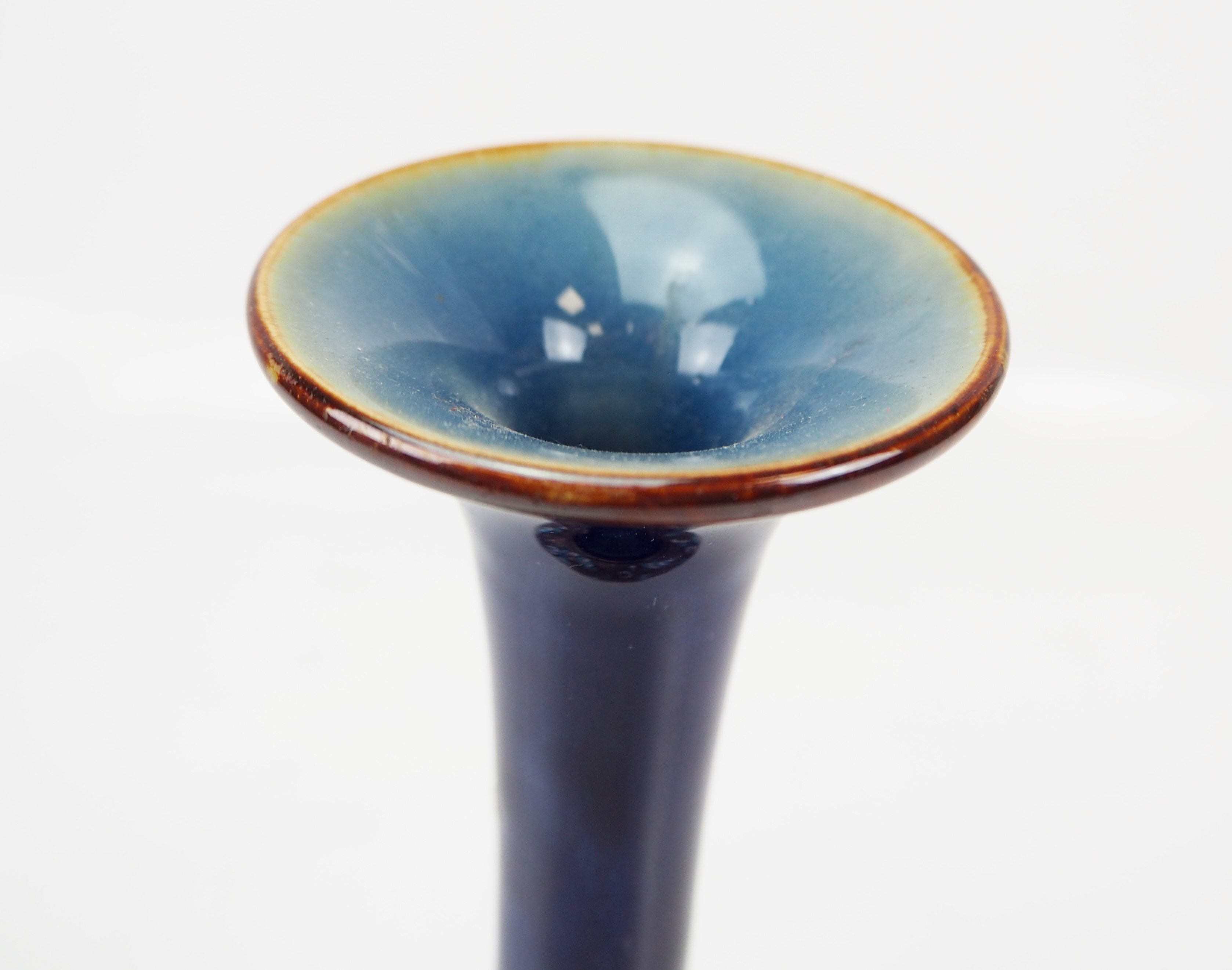 Jugendstil: Royal Doulton, emaillierte Vase. - Image 2 of 3