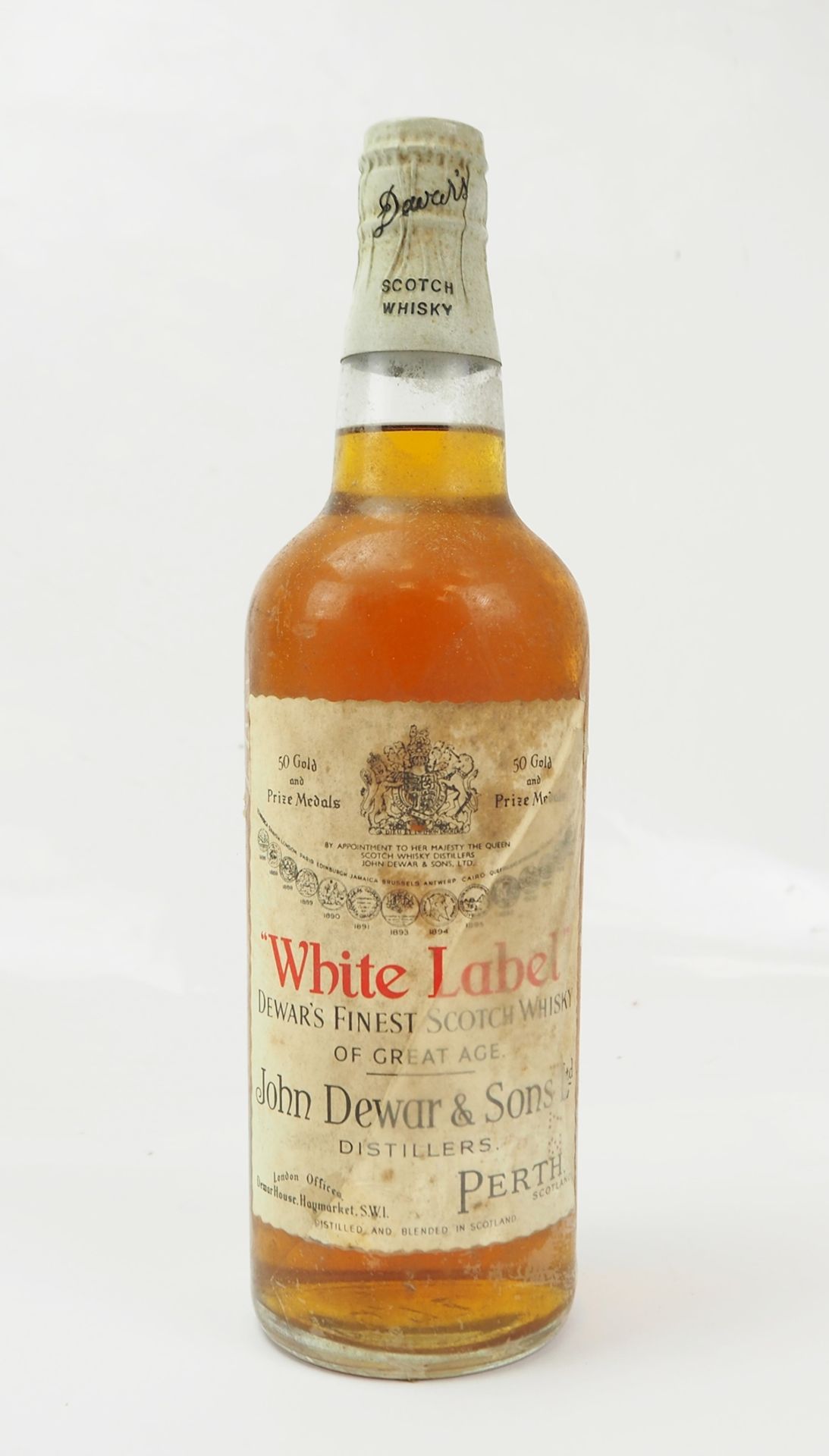 Schottland, John Dewar & Sons Ltd.: White Label Dewar's Finest. 