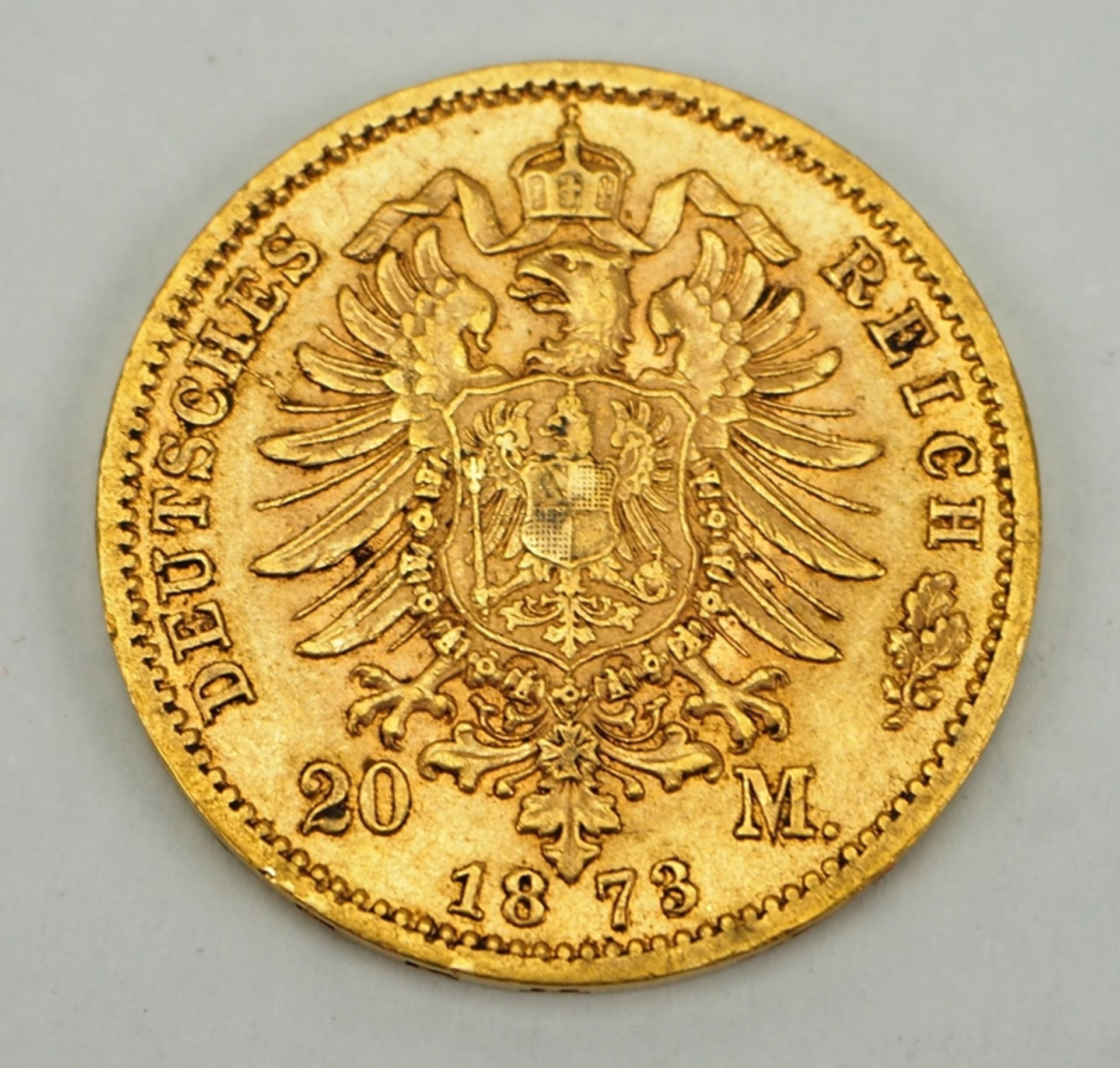 Preussen: 20 Mark, 1878. - Image 2 of 2