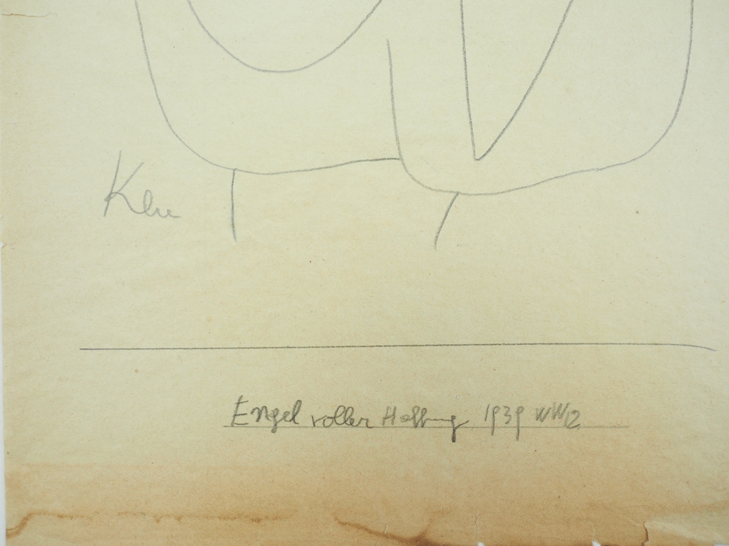 Klee, Paul zugeschr.: Engel voller Hoffnung. - Image 2 of 3