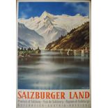 Werbeplakat: Österreich Salzburger Land.