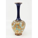 Jugendstil: Royal Doulton, emaillierte Vase.