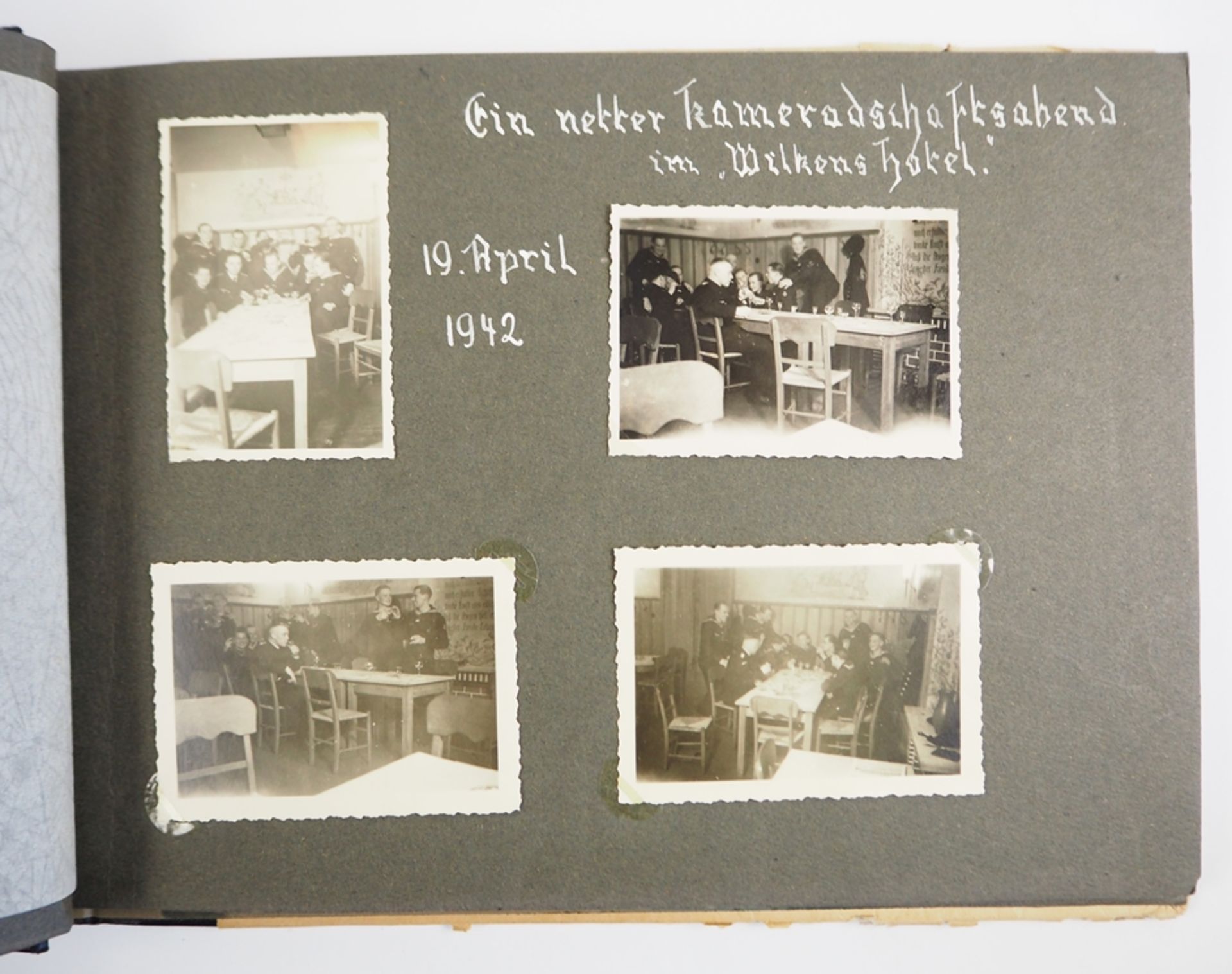 Kriegsmarine: Fotoalbum Marine Stamm Regiment Brake / Oldenburg. - Bild 2 aus 4