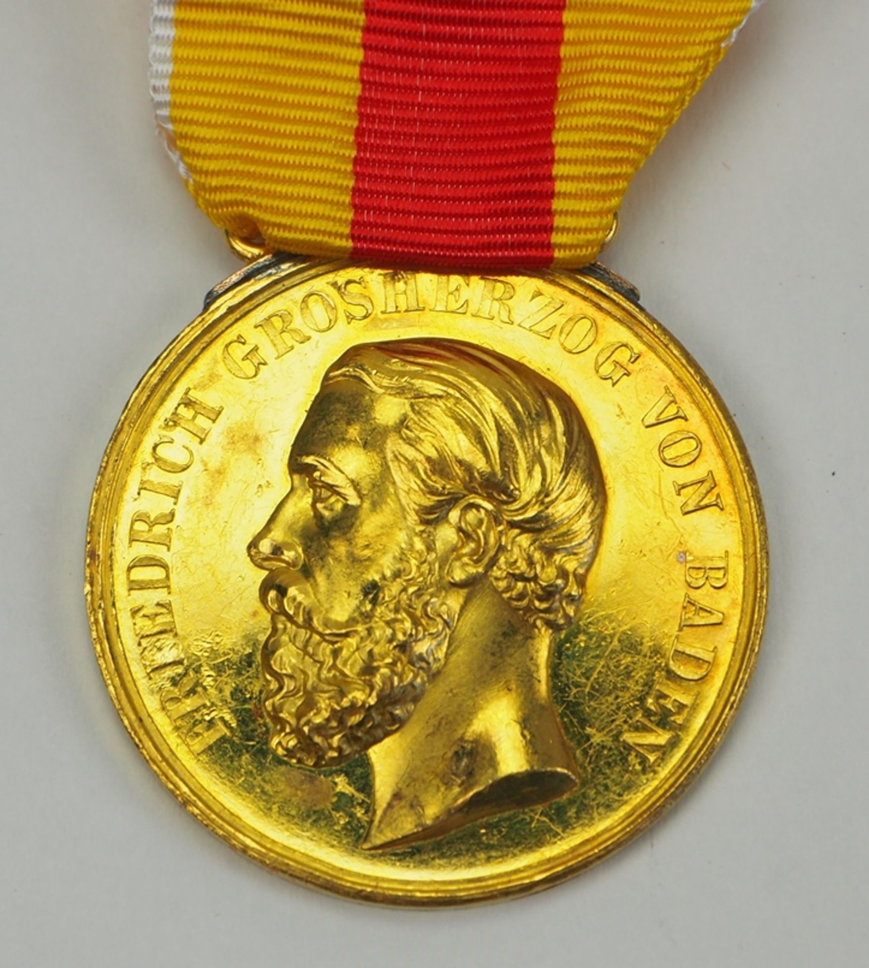 Baden: Kleine Goldene Zivilverdienstmedaille, Friedrich (1881-1908).