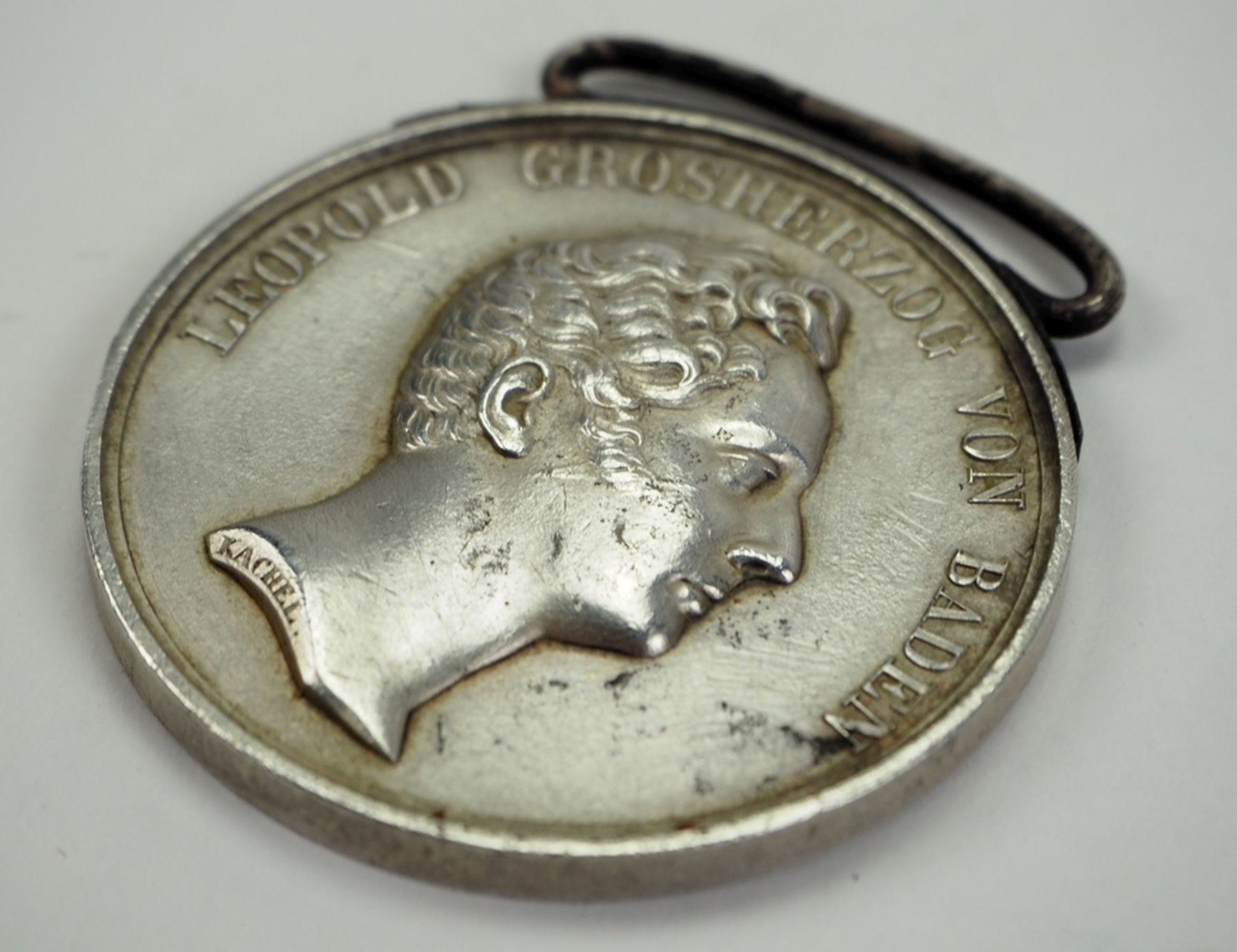 Baden: Silberne Zivilverdienstmedaille, Leopold (1830-1852). - Bild 2 aus 3