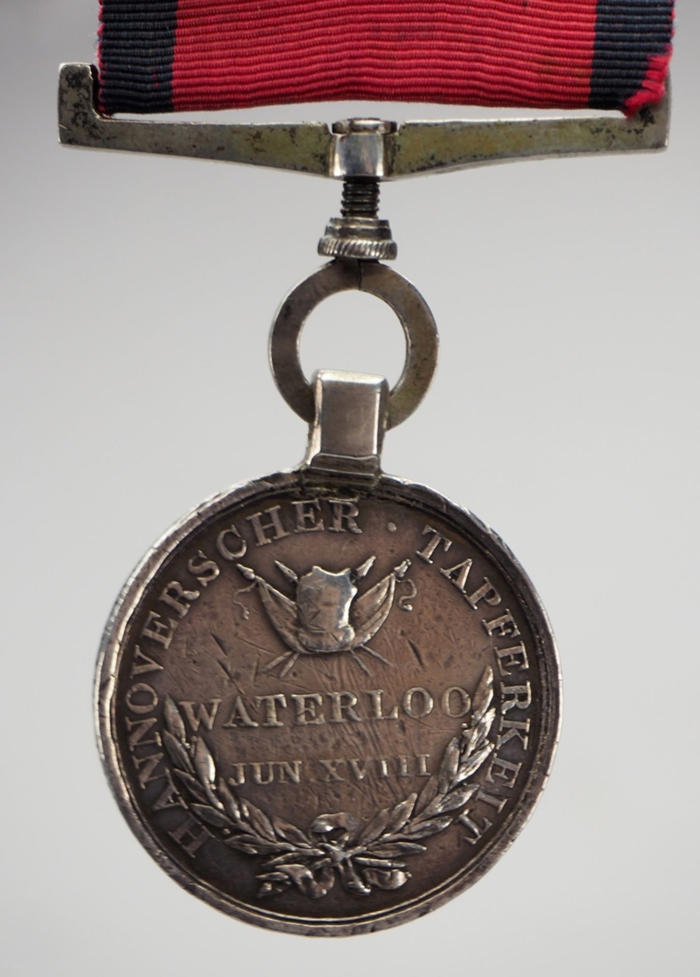 Hannover: Waterloo-Medaille eines Corporal des Husaren Regiment "Prinz Regent". - Bild 2 aus 5