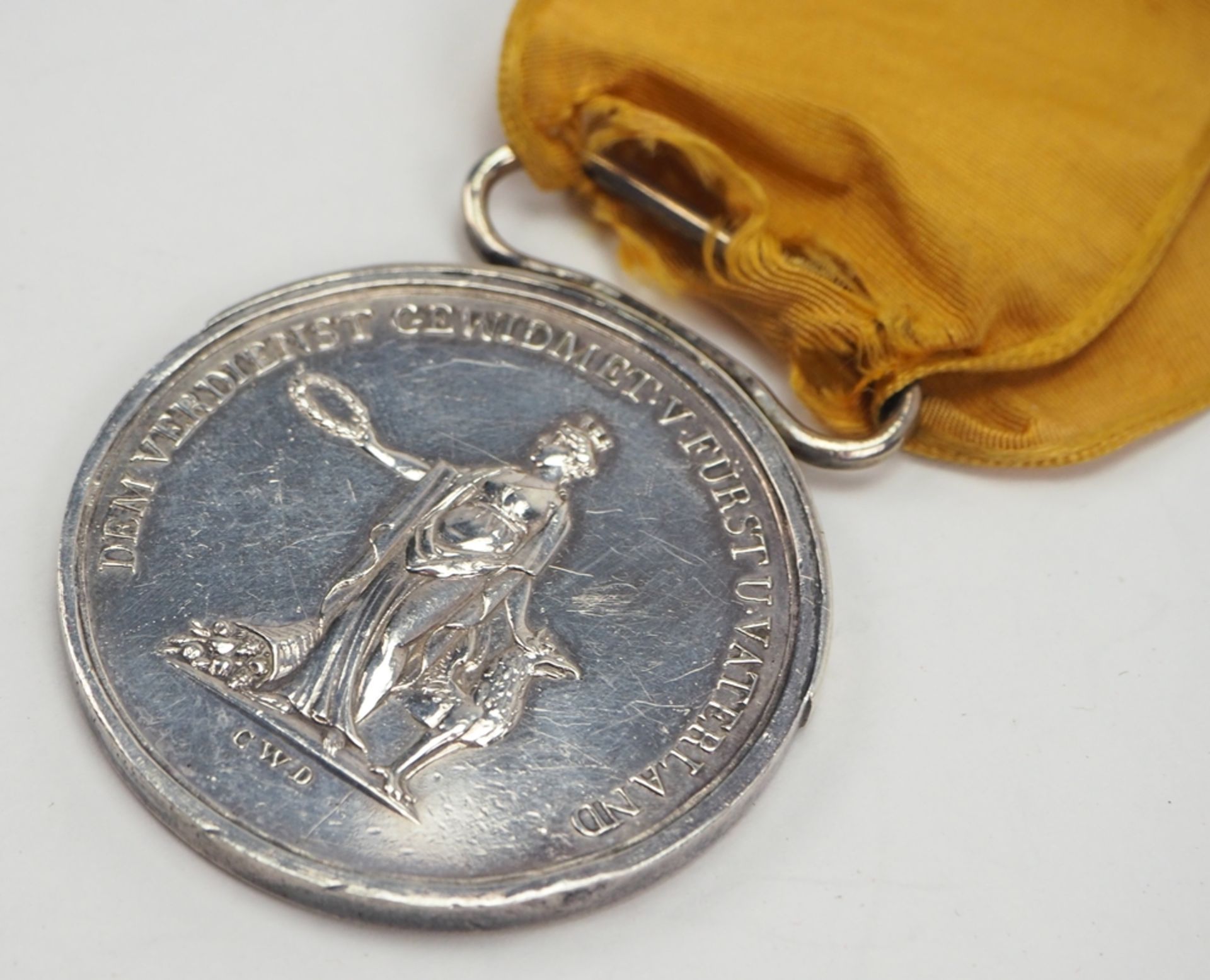 Baden: Silberne Zivilverdienstmedaille Großherzog Ludwig von Baden (1820-1827). - Bild 5 aus 5