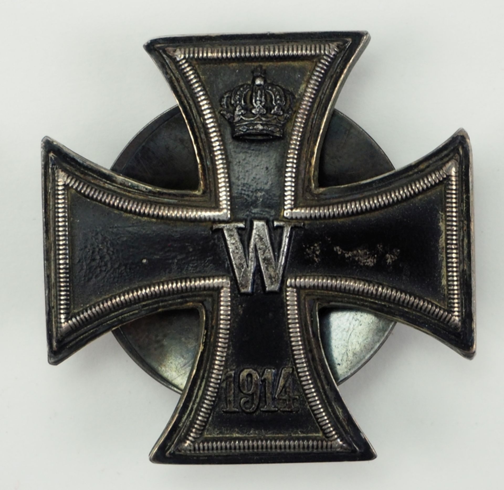 Preussen: Eisernes Kreuz, 1914, 1. Klasse - Schraubscheibe Deutscher Offiziers-Verein.