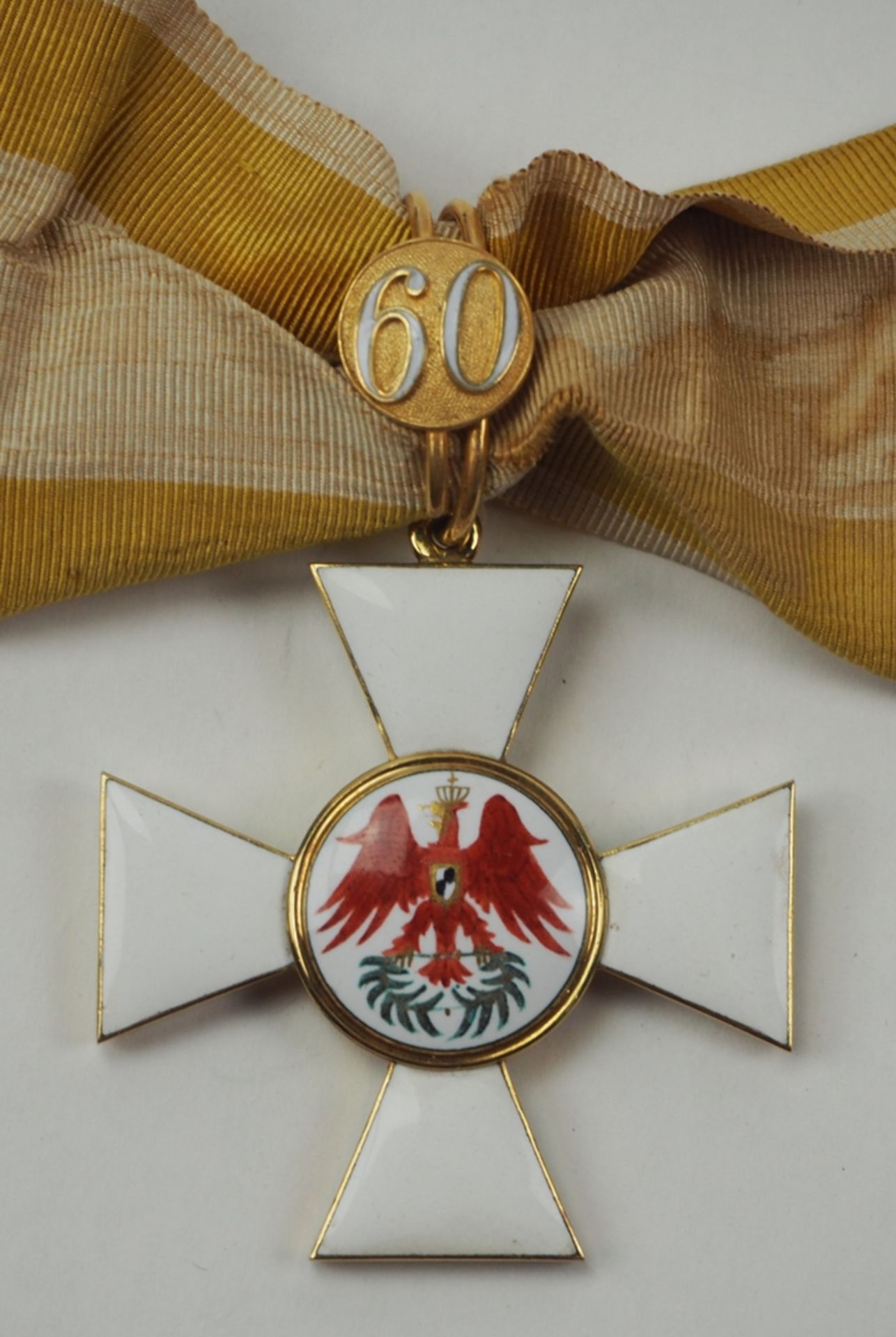 Preussen: Roter Adler Orden, 4. Modell (1885-1917), 2. Klasse, mit Jubiläumszahl 60.