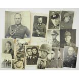 Wehrmacht: Porträt Foto Lot.