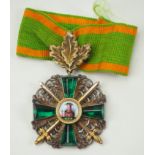 Baden: Großherzoglicher Orden vom Zähringer Löwen, Ritterkreuz 2. Klasse mit Schwertern und Eichenl