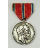 Norwegen: Medaille für Edle Tat, 1. Modell (Oscar II. - 1885-1905), 3. Klasse.