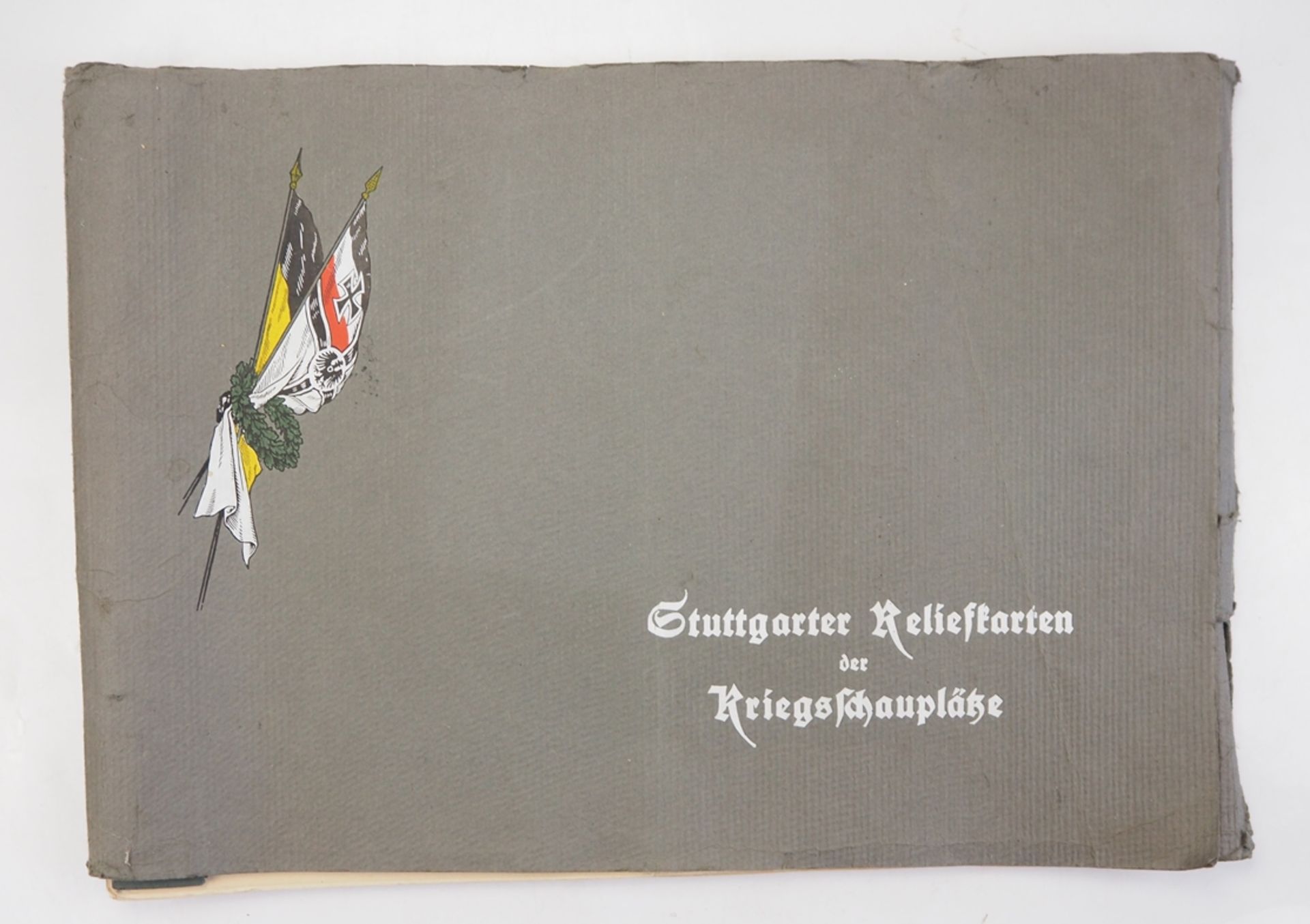 Stuttgarter Reliefkarten der Kriegsschauplätze.