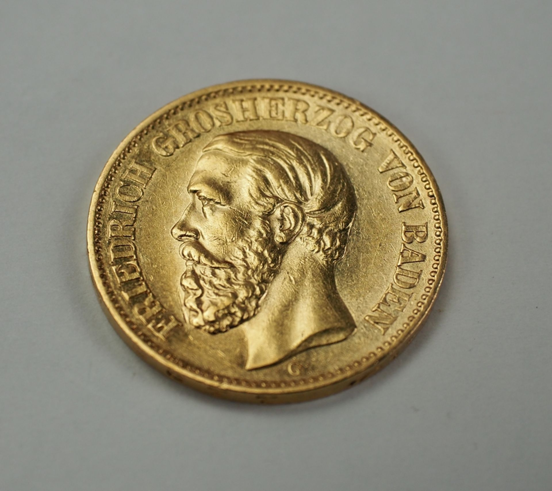 Sachsen: 20 Mark 1873 - GOLD.