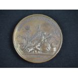 Großbritannien: Bronze-Medaille auf König Georg IV. 1823.