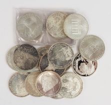 BRD: 10 DM Münze SILBER - 19 Exemplare.