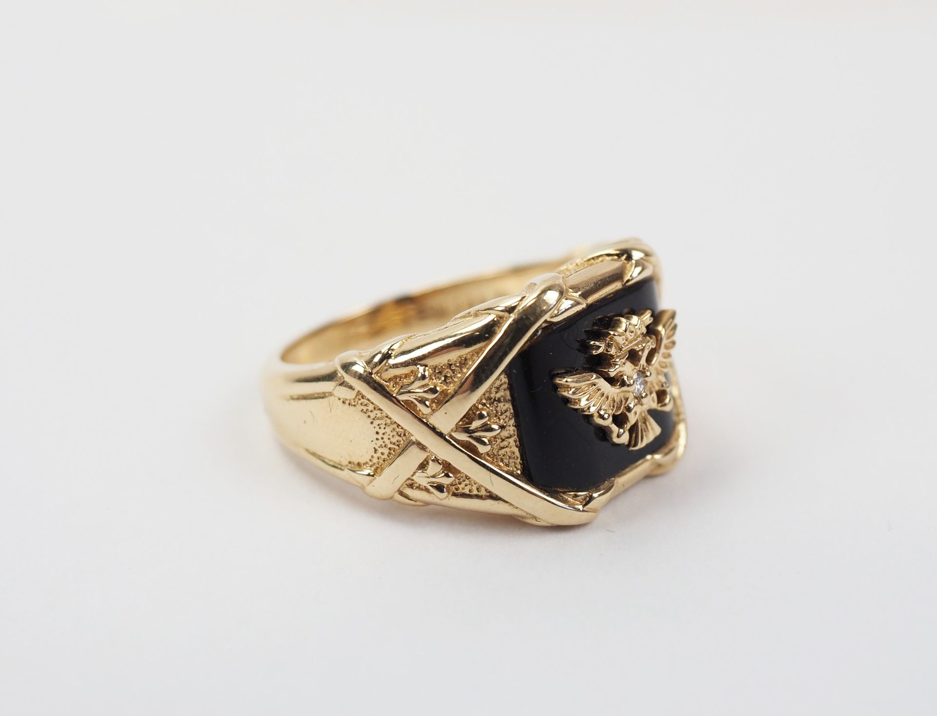 Herrenring GOLD. - Image 2 of 3