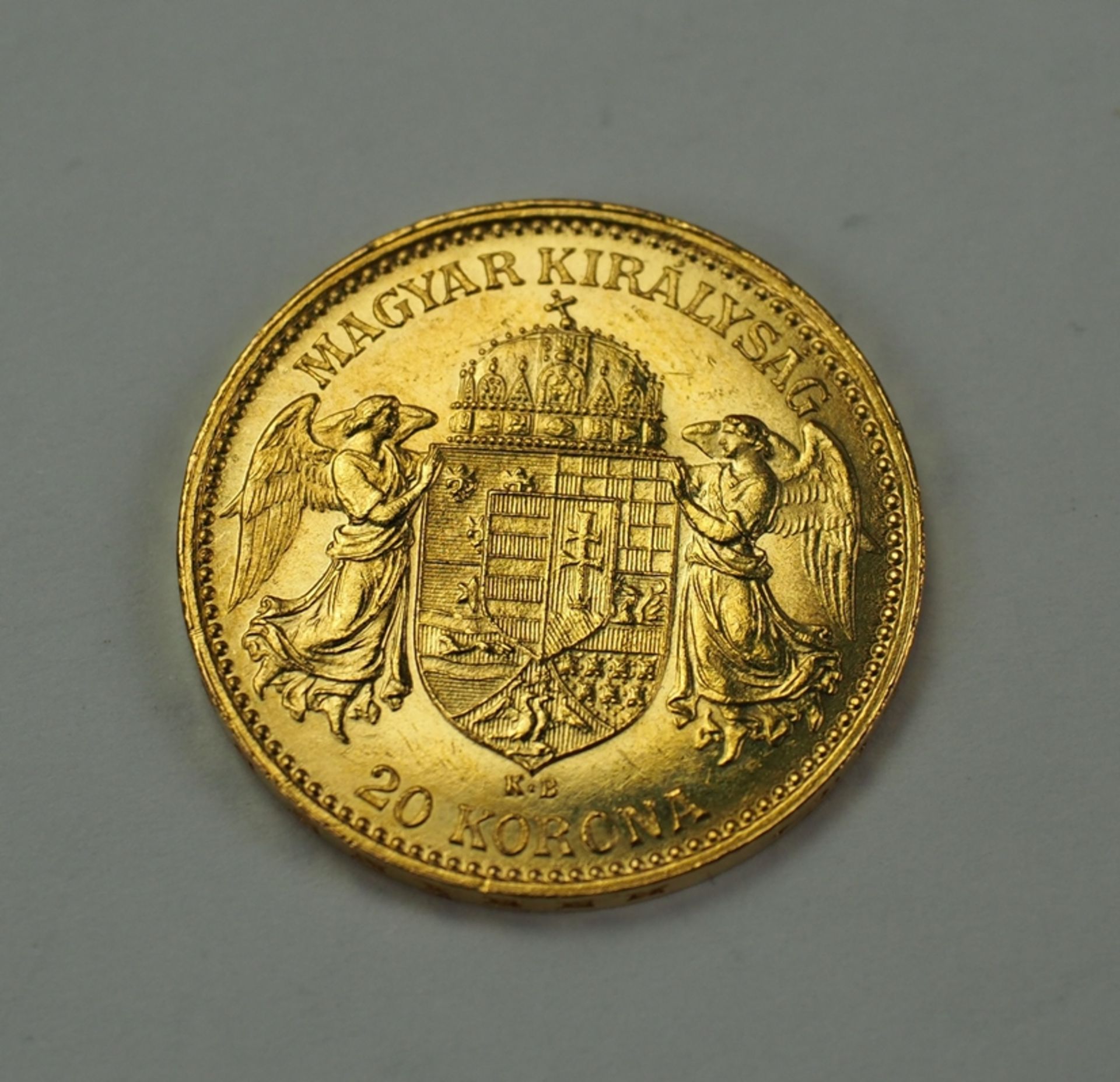 Ungarn: 20 Kronen 1897 - GOLD. - Image 2 of 2