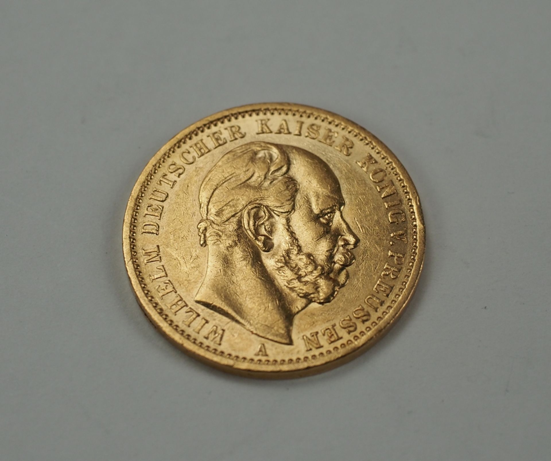 Preussen: 20 Mark 1882 - GOLD.