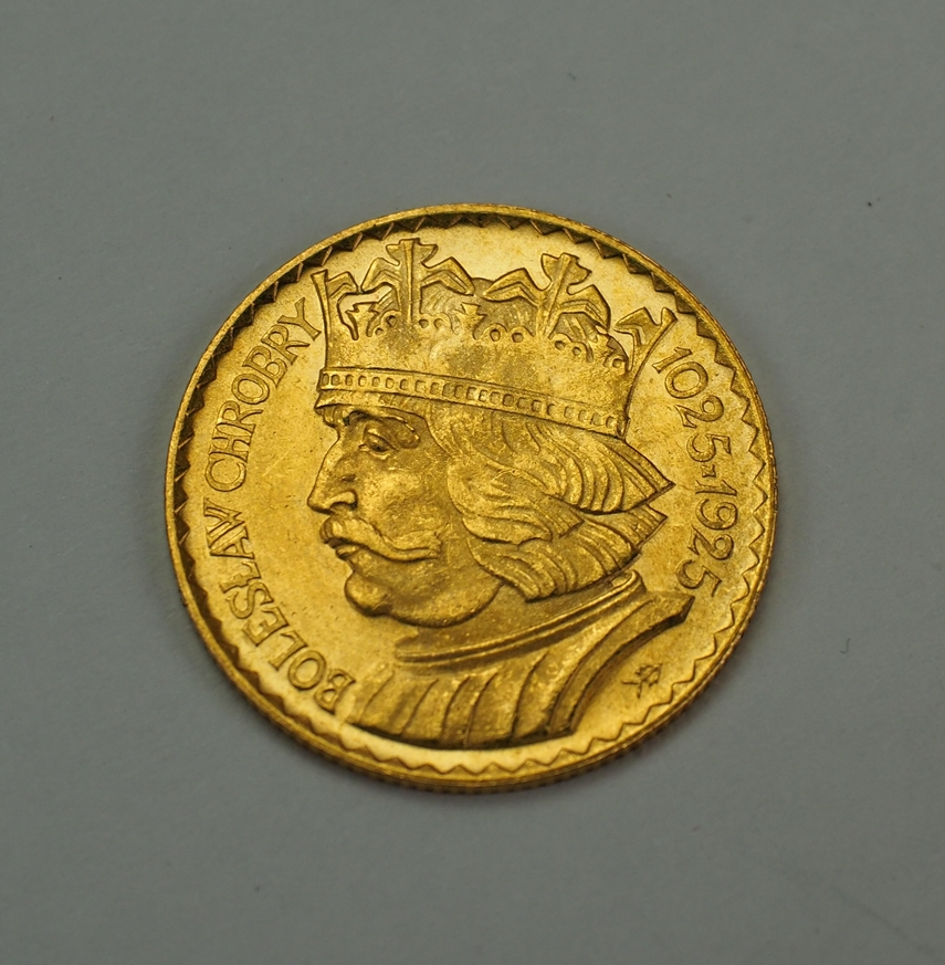 Polen: 10 Zloty - GOLD.