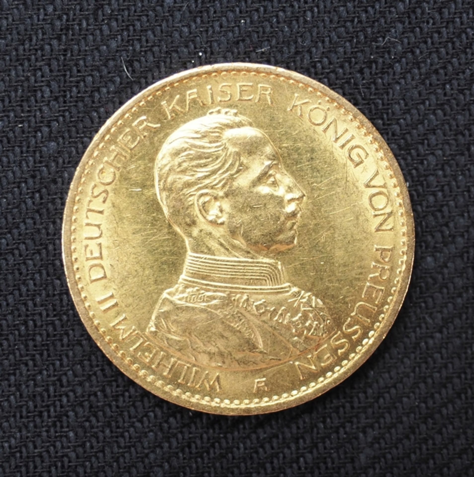 Preussen: 20 Mark 1914 - GOLD.