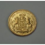 Hamburg: 20 Mark 1884 - GOLD.