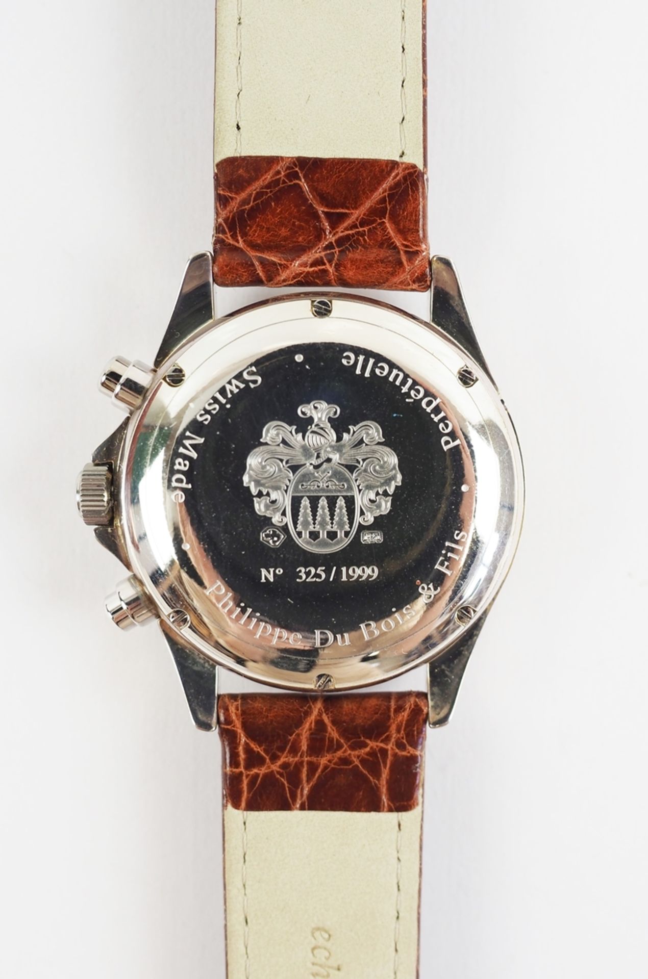 Philippe du Bois & Fils, Schweiz: Herrenarmbanduhr. - Image 3 of 5