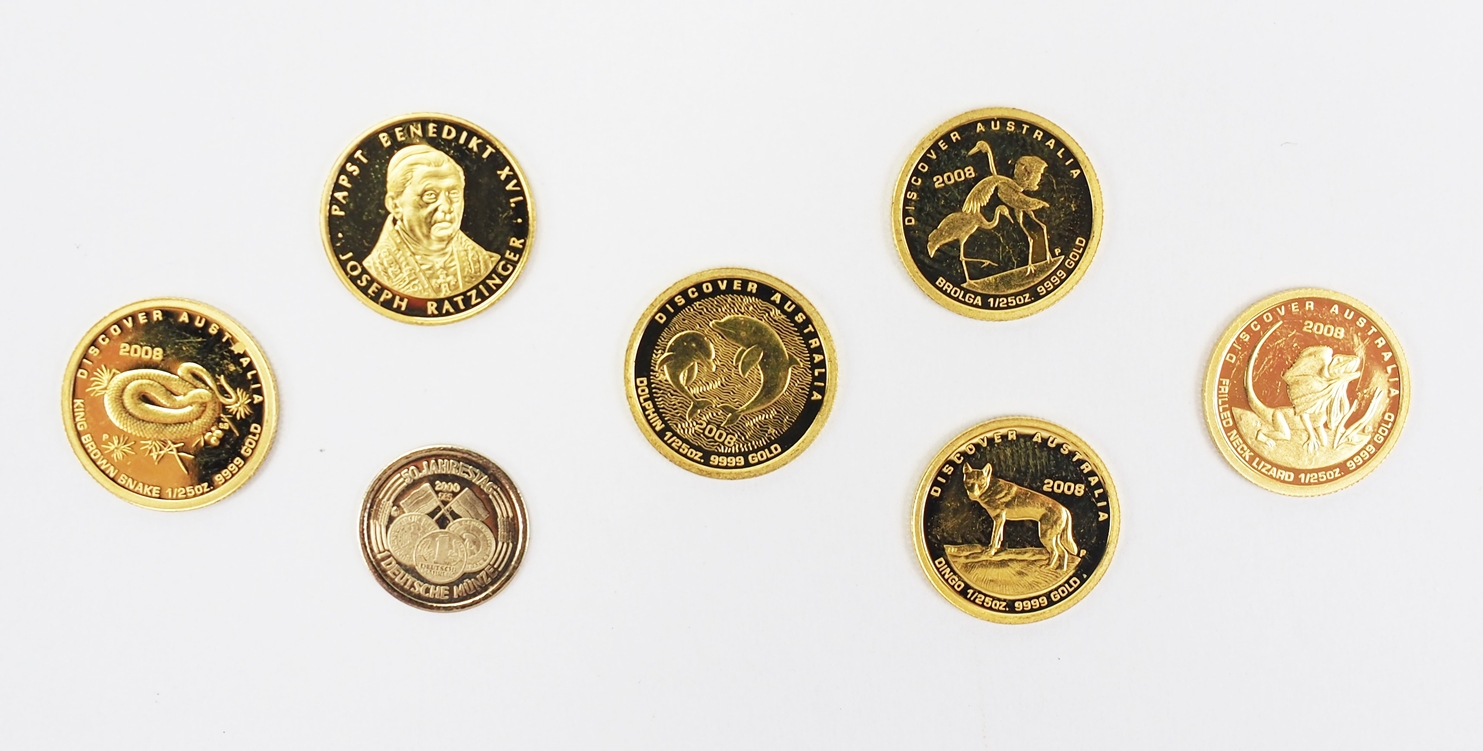 International: Kleinmünzen GOLD.