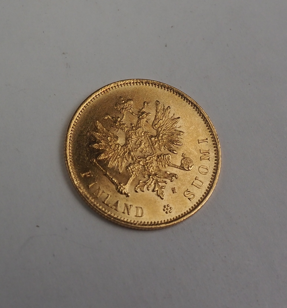 Finnland/ Russland: 10 Markkaa 1879 - GOLD. - Image 2 of 2