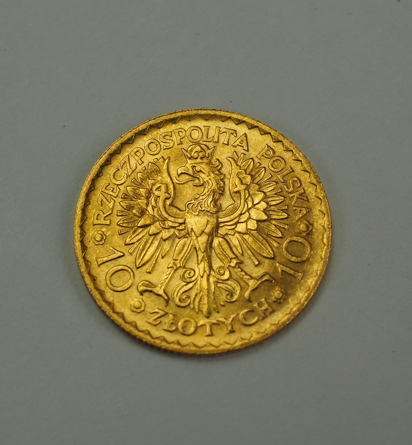 Polen: 10 Zloty - GOLD. - Image 2 of 2
