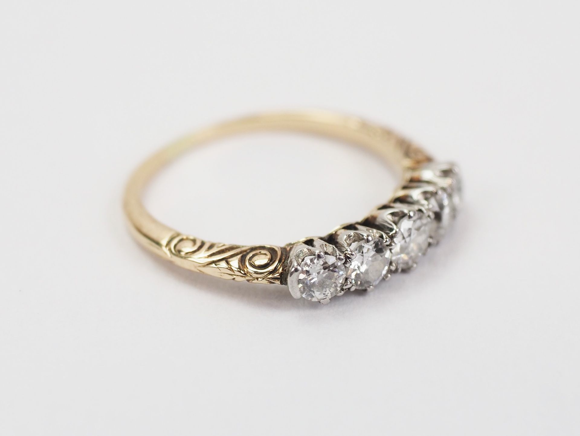 Diamantring GOLD. - Image 2 of 2